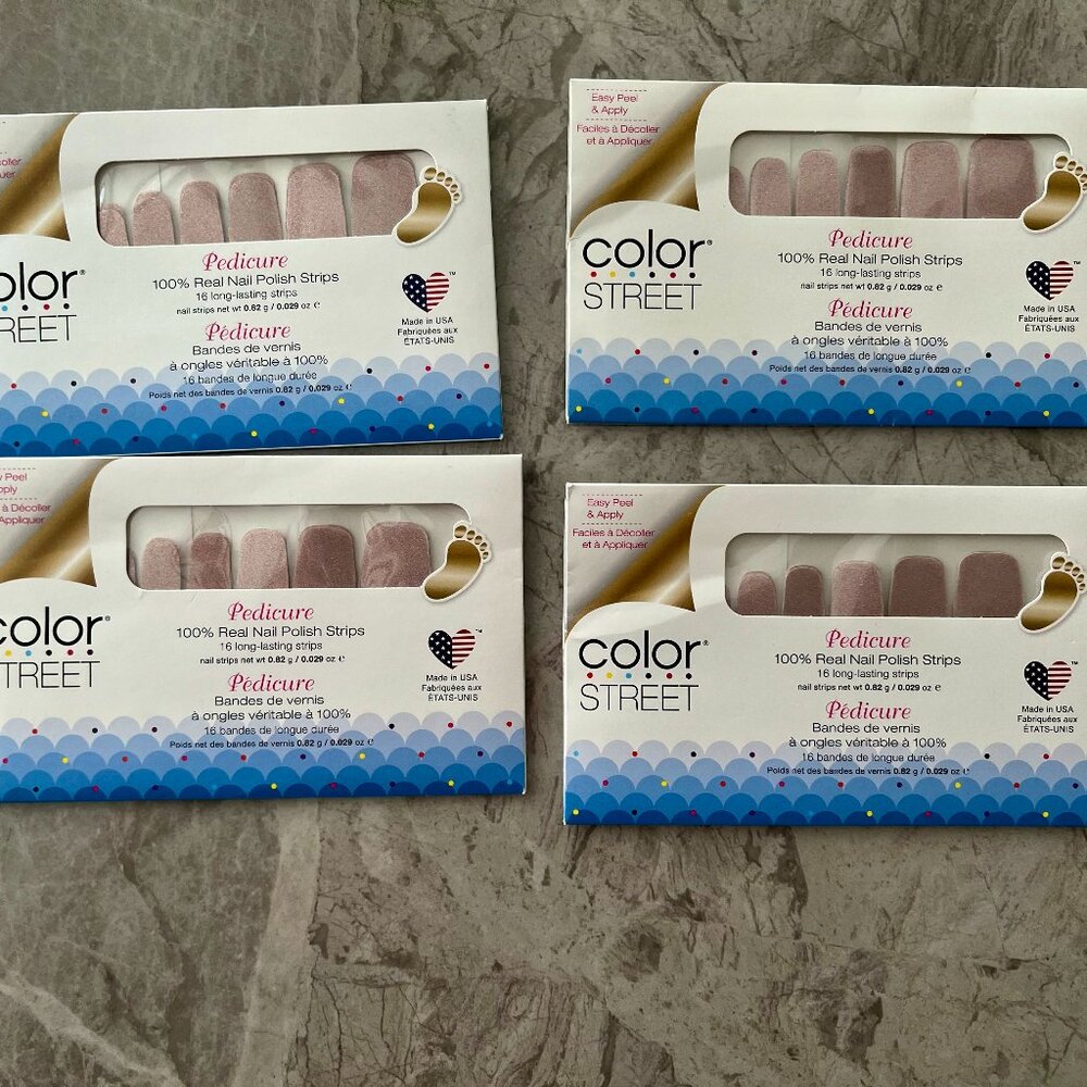 Color Street Pedicure Set of Four Moonburst
